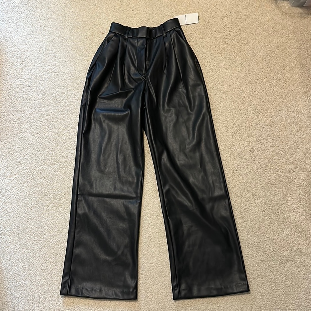 Abercrombie curvelove vegan leather panta